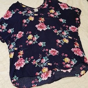 Stitchfix- Blue floral blouse